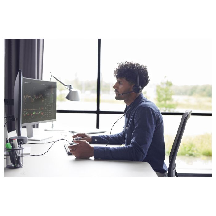 HP EncorePro 310 Auriculares Monaurales USB-C con Micrófono Boom para Llamadas y Música, Color Negro 1