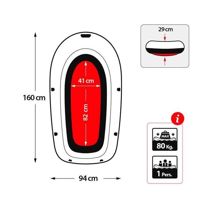 Intex Barca Hinchable Explorer Pro 100 160x94x29 cm para Mayores de 6 Años 8 Intex Barca Hinchable Explorer Pro 100 160x94x29 cm para Mayores de 6 Años 8
