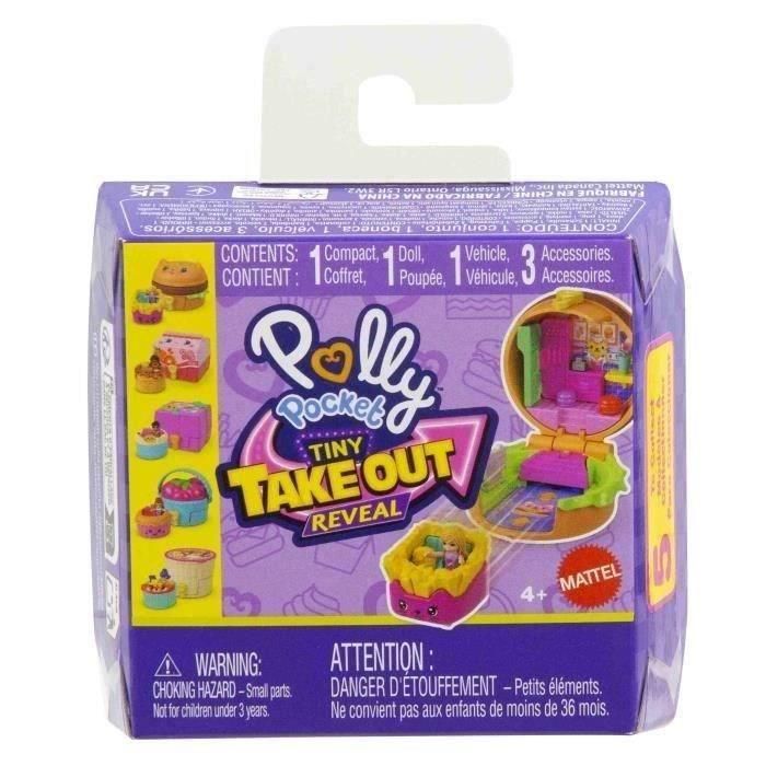 Mattel Polly Pocket Estuche Sorpresa Tiny Take Out Reveal para Mini Muñecas - Modelos Surtidos - Edad 4+ Años 1 Mattel Polly Pocket Estuche Sorpresa Tiny Take Out Reveal para Mini Muñecas - Modelos Surtidos - Edad 4+ Años 1