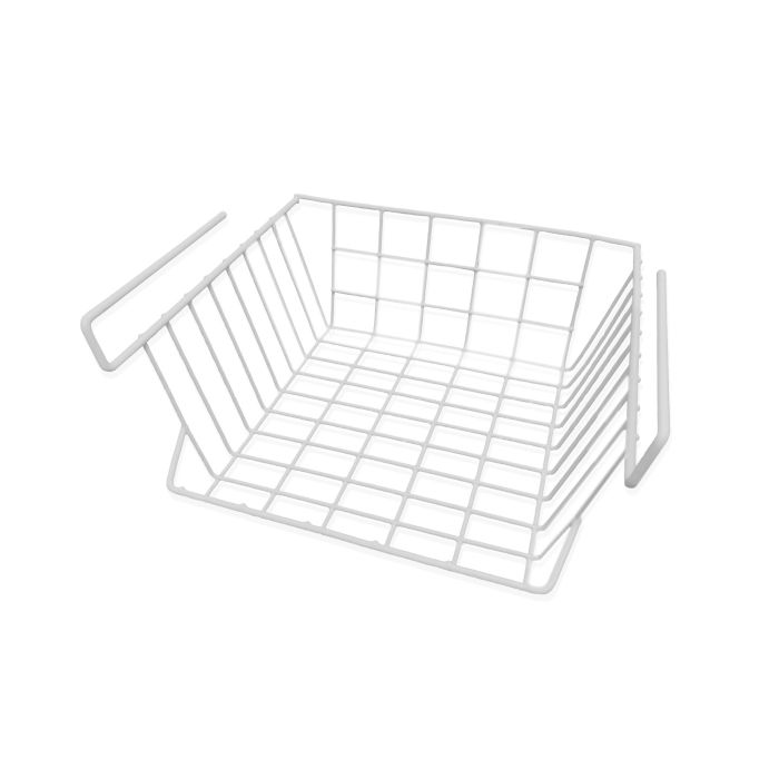 Cesta para estante de cocina 29x27x15 cm blanco - Confortime (12 Unidades) 1 Cesta para estante de cocina 29x27x15 cm blanco - Confortime (12 Unidades) 1