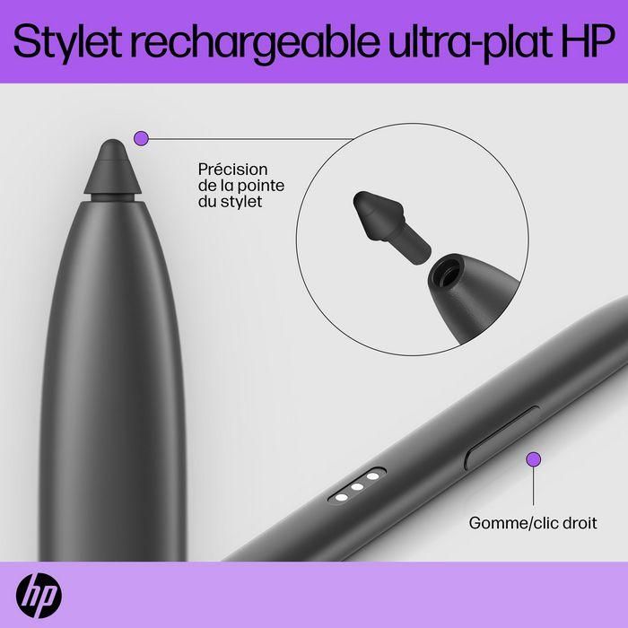 HP Slim Rechargeable Pen, Lápiz Táctil para HP ProBooks (Edición Educación), Carga Rápida Pogo-Pin para Dibujar y Notas 9