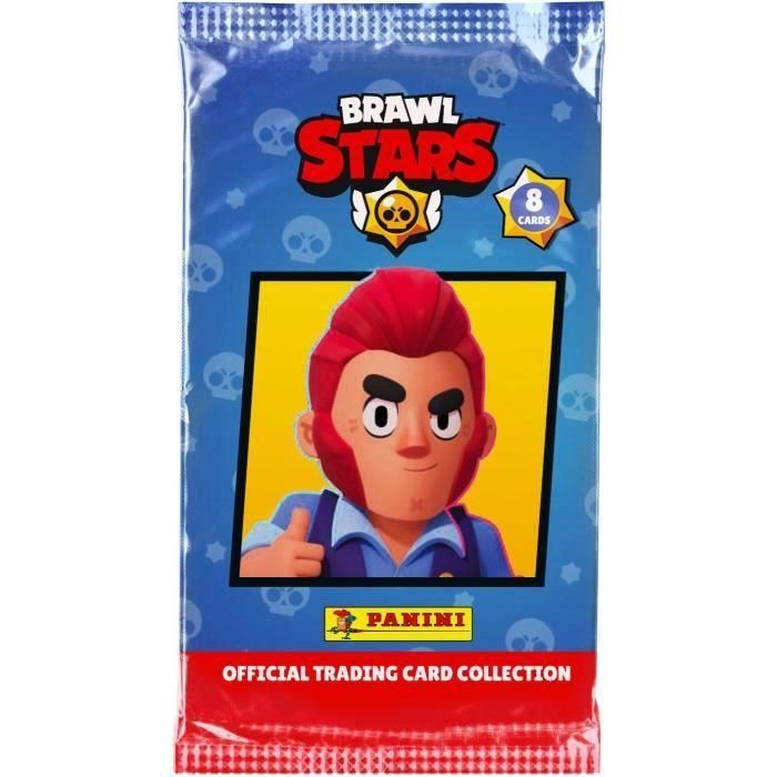 Panini PAN8051708025392 Blister Cartas Coleccionables Brawl Stars TC - 5 Fundas, 2 Cartas Edición Limitada, 40 Cartas 2