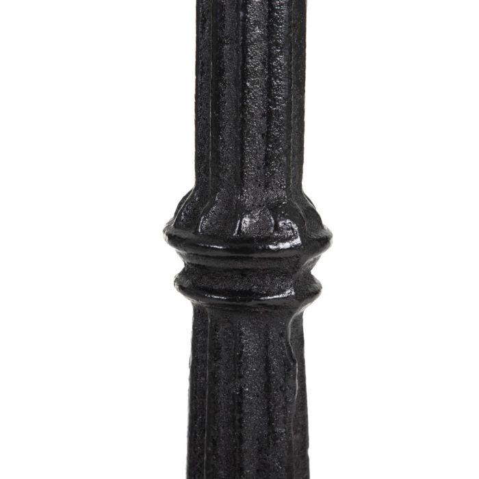 Mesa Auxiliar Blanco-Negro Metal-Mármol 70 X 70 X 71 cm