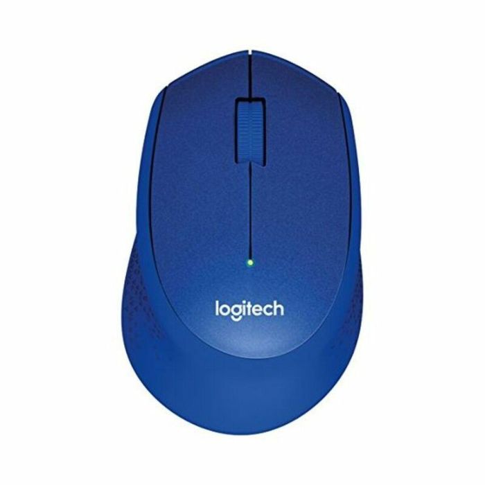 Logitech 910-004910 Ratón Inalámbrico M330 Silent Plus Silencioso 1000 DPI Diseño Diestro Azul con 24 meses de Batería