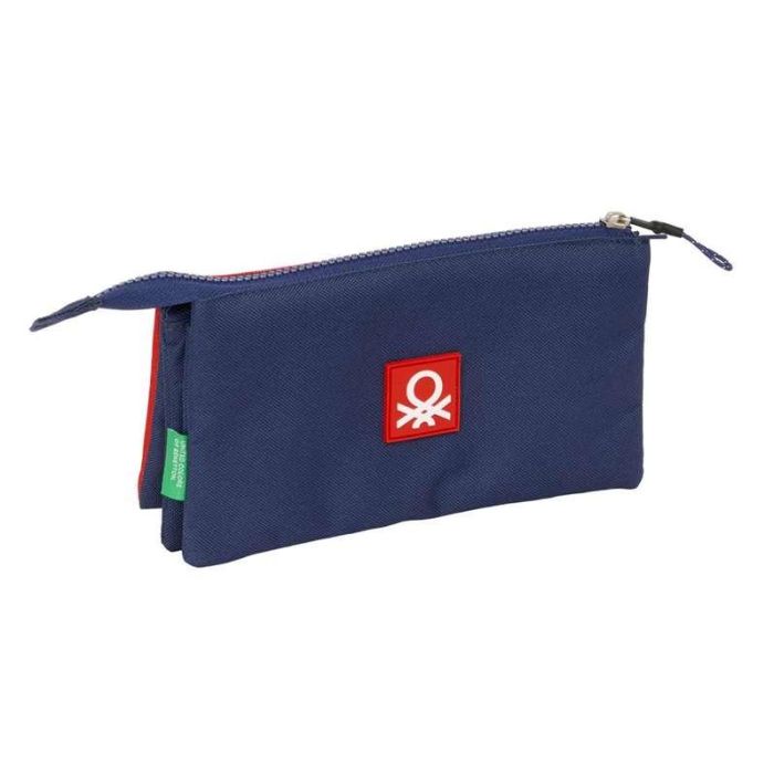 Bolso Escolar Portatodo Safta Triple Benetton Flag 120x220x30 mm 1 Bolso Escolar Portatodo Safta Triple Benetton Flag 120x220x30 mm 1