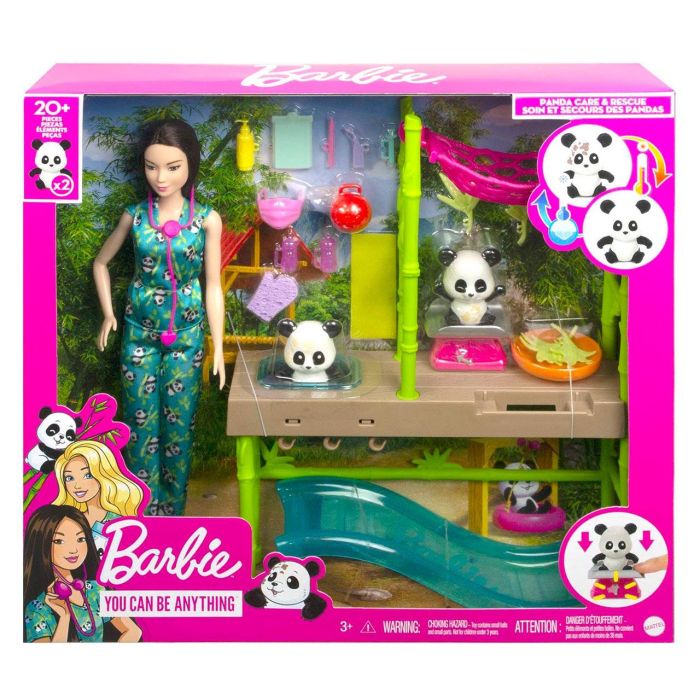 Muñeca Barbie Tu Puedes Ser Rescate De Pandas Hkt77 Mattel 1