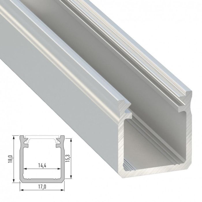 Perfíl Aluminio Tipo Y 2,02M Perfíl Aluminio Tipo Y 2,02M