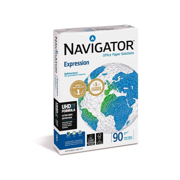 Papel Fotocopiadora Navigator Din A3 90 gramos Papel Multiuso Ink-Jet Y Laser Paquete De 500 Hojas 2