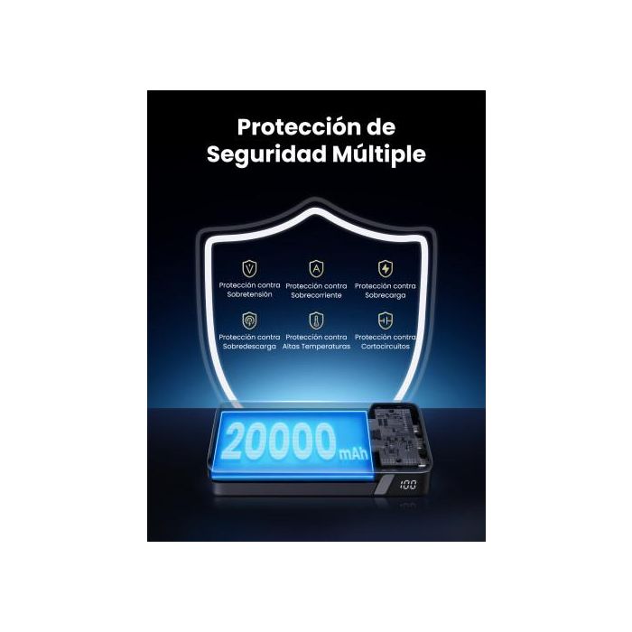 Ugreen 25188 Batería Externa 20000 Mah Gris 9 Ugreen 25188 Batería Externa 20000 Mah Gris 9