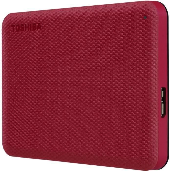 Disco Duro Externo Toshiba CANVIO ADVANCE Rojo 1 TB USB 3.2 Gen 1 1