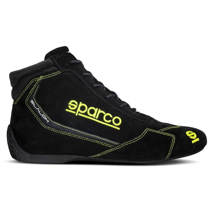 Sparco S00129540NRGF Botines de Competición Slalom 2022 Homologados FIA 8856-2018 Negro-Amarillo Talla 40