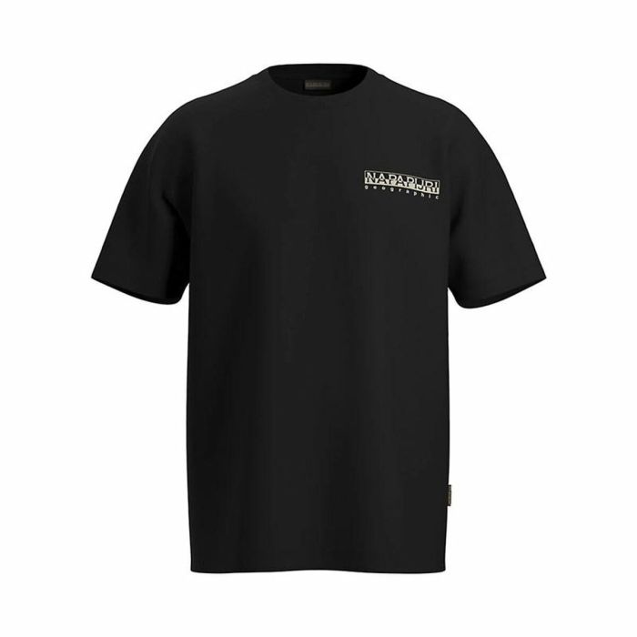 Camiseta de Manga Corta Hombre Napapijri S-Gouin Negro 0 Camiseta de Manga Corta Hombre Napapijri S-Gouin Negro 0