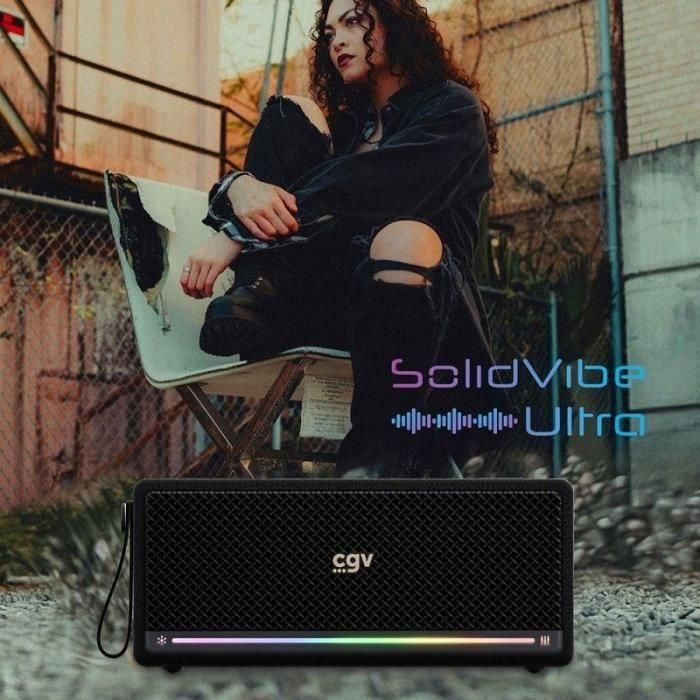Altavoz Bluetooth - CGV - 50911 - SolidVibe Ultra - Subwoofer de 40 W (2 x 20 W) 3 Altavoz Bluetooth - CGV - 50911 - SolidVibe Ultra - Subwoofer de 40 W (2 x 20 W) 3