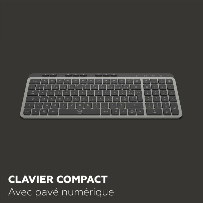 Teclado Mobility Lab KP450W Compact Negro Gris 6 Teclado Mobility Lab KP450W Compact Negro Gris 6