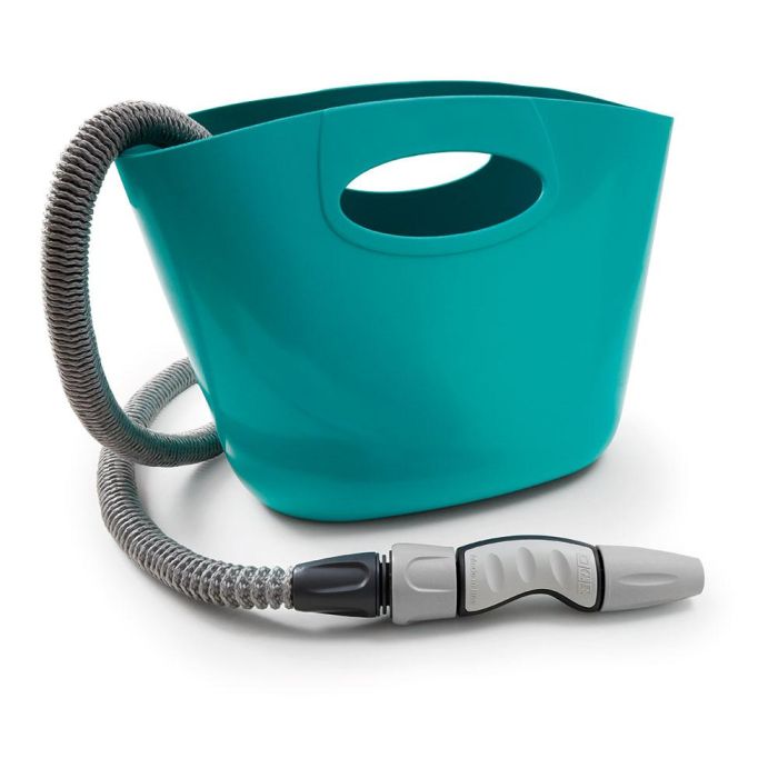 Kit manguera extensible aquapop 15m con cesta de plástico color azul gf80267600 gf Kit manguera extensible aquapop 15m con cesta de plástico color azul gf80267600 gf