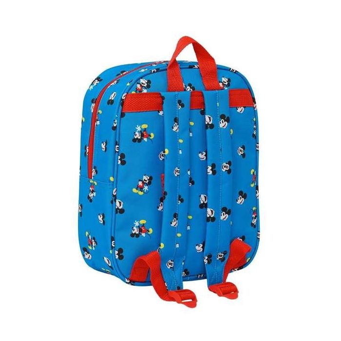 Mochila Escolar Mickey Mouse Clubhouse Azul 22 x 27 x 10 cm 3D 1