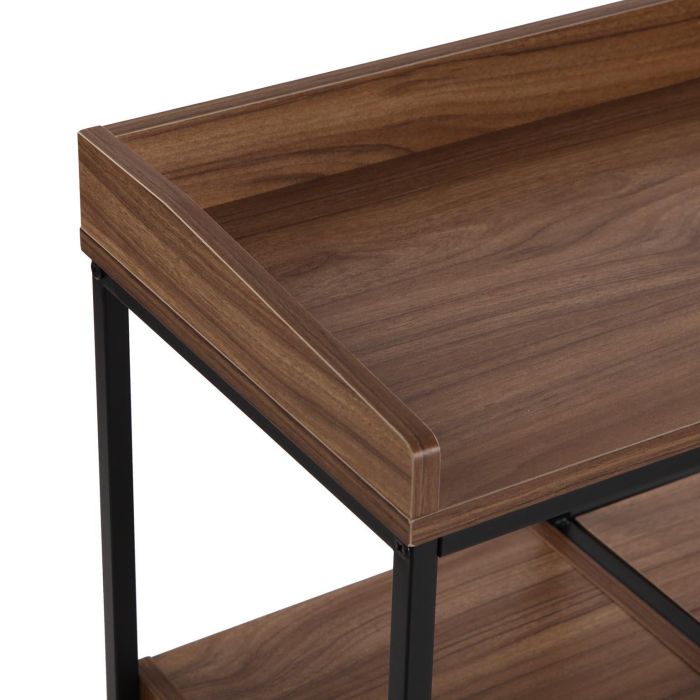 Mueble Botellero VERSA para 12 Botellas, 34x81x70 cm, Madera MDF y Metal 4 Mueble Botellero VERSA para 12 Botellas, 34x81x70 cm, Madera MDF y Metal 4