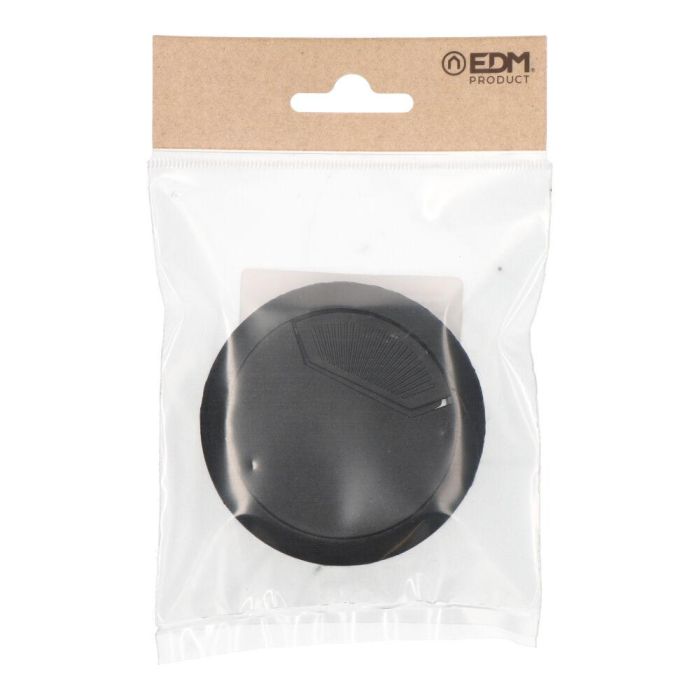Blister tapon pasacables tpc01 ø60x22mm negro 90324 edm 1 Blister tapon pasacables tpc01 ø60x22mm negro 90324 edm 1