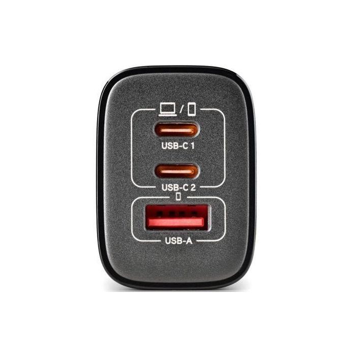 NGS Cargador Pared GaN ERA 65W BLACK 2xUSB Tipo-C, 1xUSB-A Carga Rápida Ultrarrápida 65W 3 NGS Cargador Pared GaN ERA 65W BLACK 2xUSB Tipo-C, 1xUSB-A Carga Rápida Ultrarrápida 65W 3
