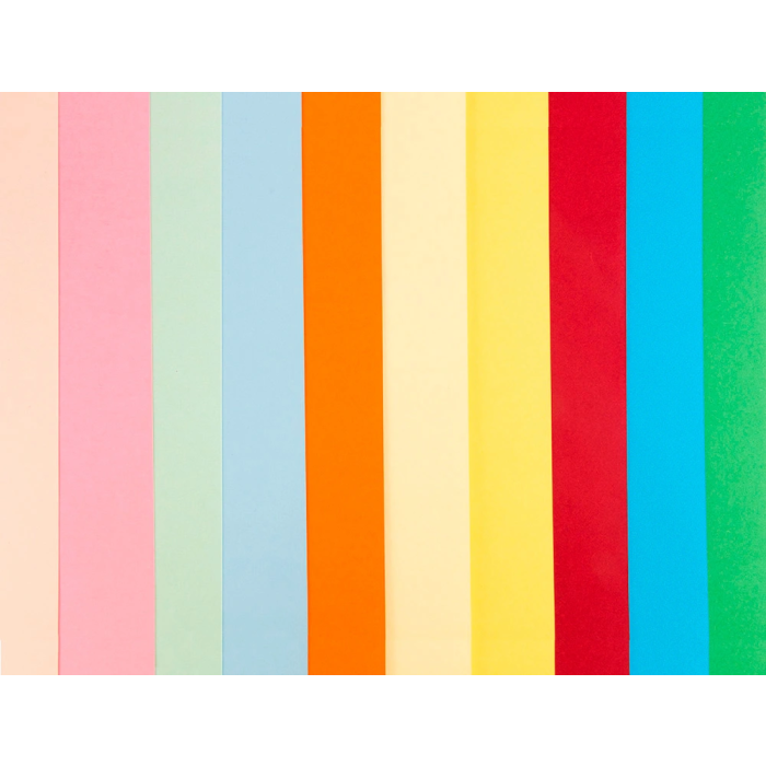 Liderpapel Cartulina A3 180g/m2 10 Colores Surtidos Paquete 100 Hojas 3