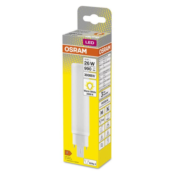 [LVE-4058075559172] Lámpara LED Ledvance/DULUX G24q 3 10W 990Lm 3000K 120º IP20 1