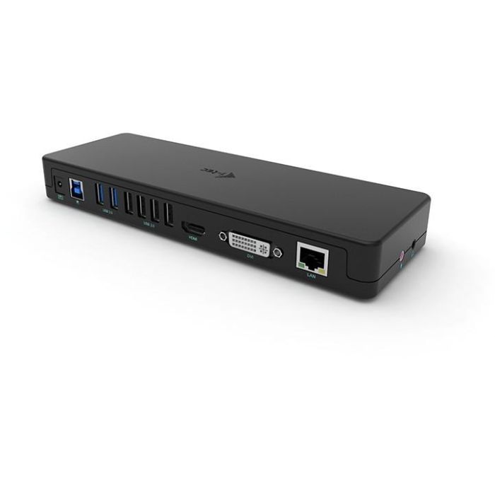 I-Tec Dual Display Docking Station USB 3.0/USB-C, HDMI, DVI (con adaptador VGA), GLAN, 2xUSB 3.0, 4xUSB 2.0, Audio/Mic 1 I-Tec Dual Display Docking Station USB 3.0/USB-C, HDMI, DVI (con adaptador VGA), GLAN, 2xUSB 3.0, 4xUSB 2.0, Audio/Mic 1