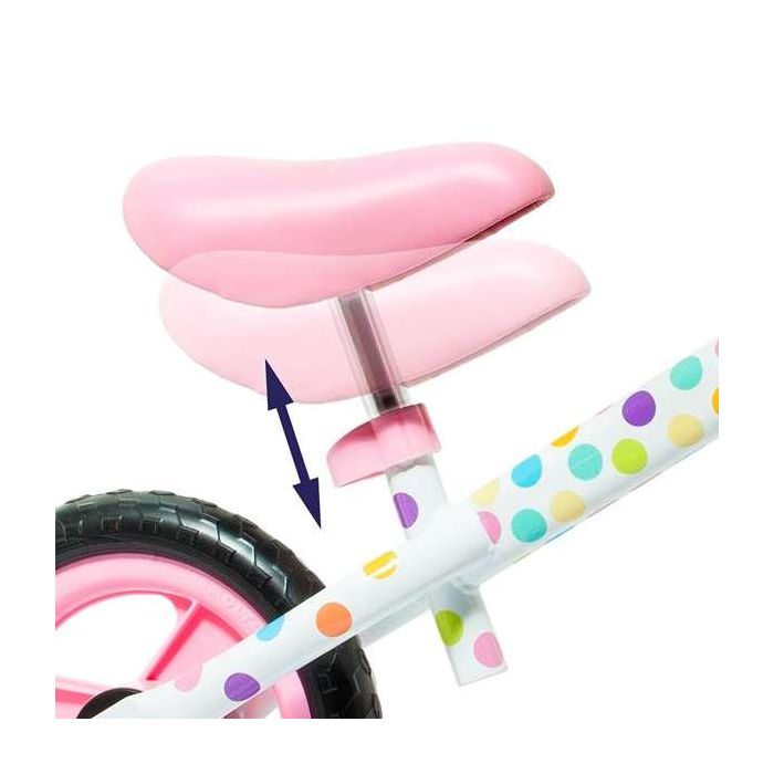 Bicicleta sin pedales rosa 48,5x36x90 cm 2 Bicicleta sin pedales rosa 48,5x36x90 cm 2