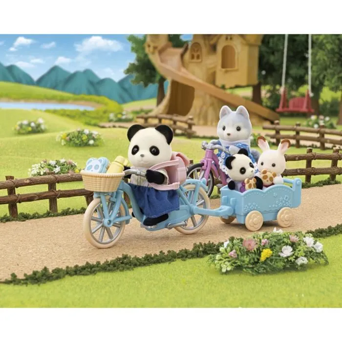 Sylvanian Families The Girl Panda, su bicicleta y su trailer - Familias Sylvania - 5652 - 3 años 4