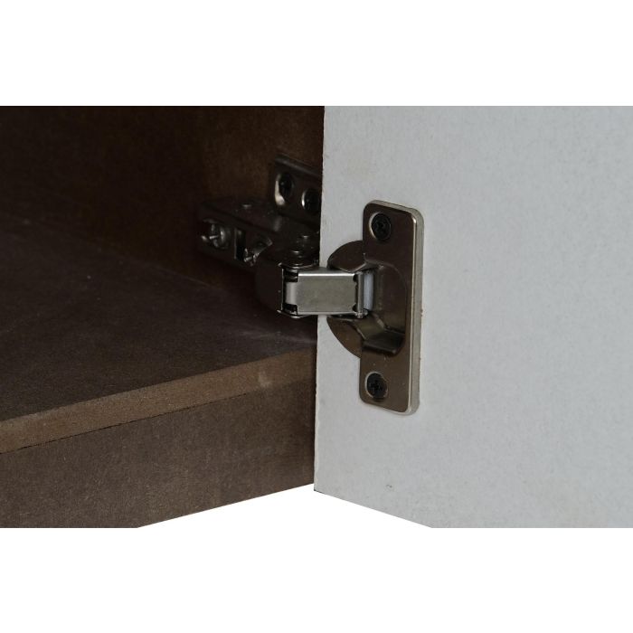DKD Home Decor Mueble TV Estilo Árabe de Abeto y MDF Natural Blanco con 2 Cajones y 2 Puertas 140x40x50 cm 6