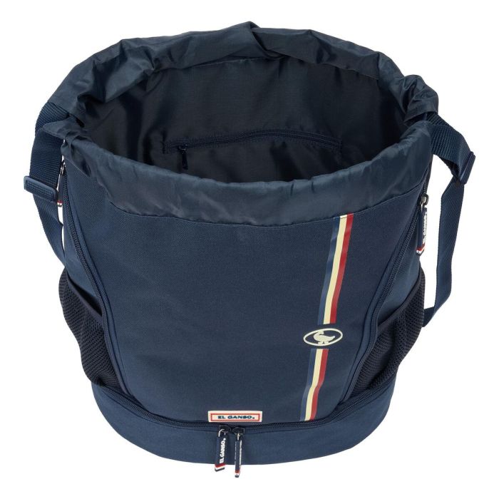 Bolsa Mochila con Cuerdas El Ganso Eclipse Azul marino 35 x 40 x 1 cm 3 Bolsa Mochila con Cuerdas El Ganso Eclipse Azul marino 35 x 40 x 1 cm 3