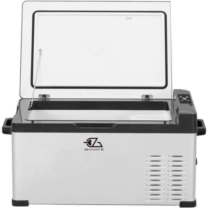 Nevera de compresor - EZA - 25L - Refrigeración/congelación - Toma de mechero - 12V / 24V / 220V - Gris 1 Nevera de compresor - EZA - 25L - Refrigeración/congelación - Toma de mechero - 12V / 24V / 220V - Gris 1