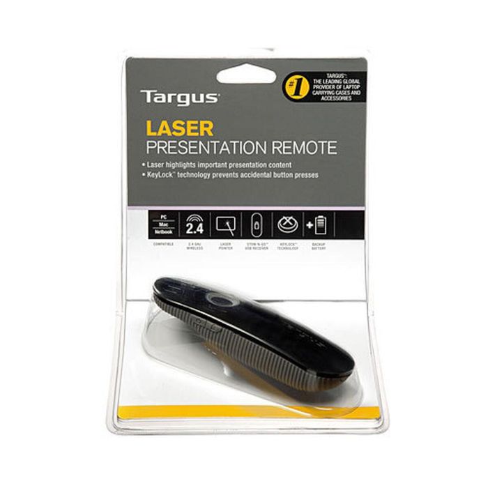Targus Laser Presentation Remote apuntador inalámbricos Negro, Gris 1 Targus Laser Presentation Remote apuntador inalámbricos Negro, Gris 1