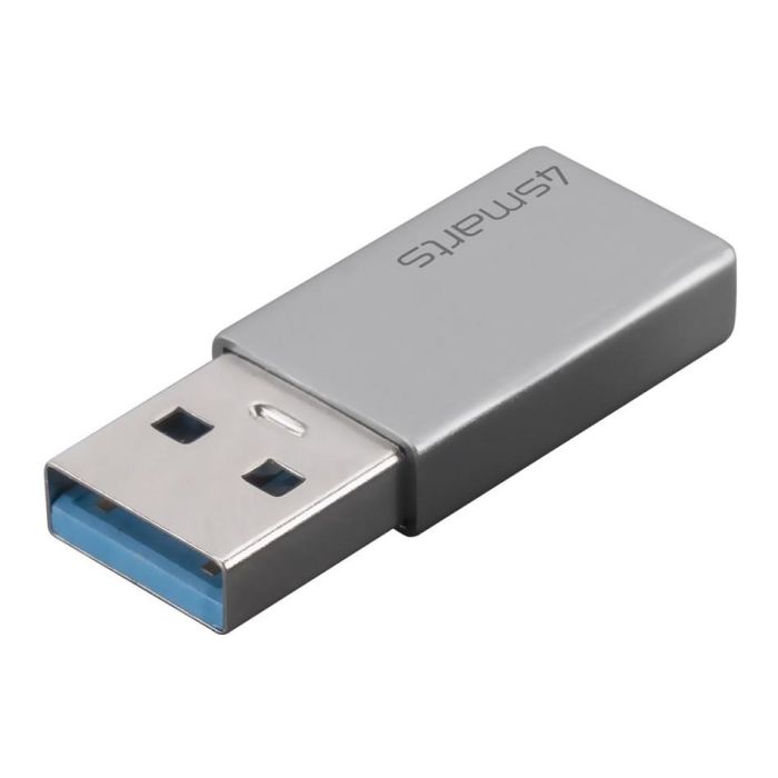 4smarts Adaptador USB-A 3.0 a USB-C 540275 (2 Piezas) Gris, Velocidad 5 Gbit/s, Bidireccional, Plug and Play 2