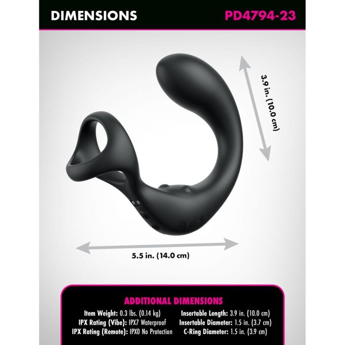 Vibrador anal Pipedream Anal Fantasy Elite Negro 2 Vibrador anal Pipedream Anal Fantasy Elite Negro 2
