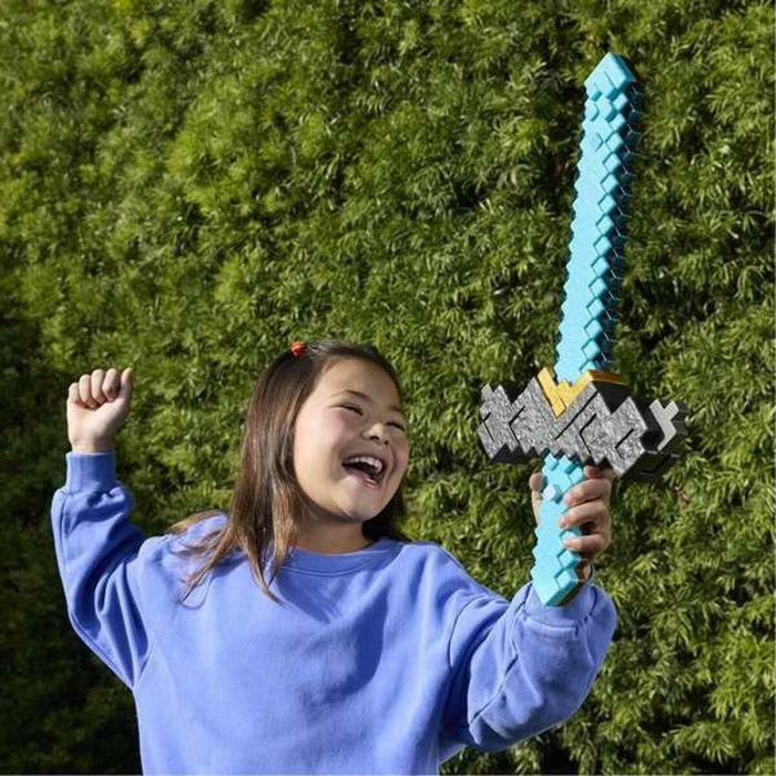 Mattel MATJFR72 Espada y Pico 2 en 1 Minecraft: La Película Juego de Rol 14