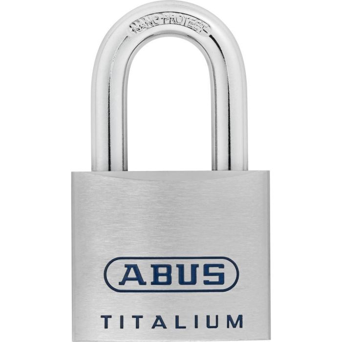 ABUS 96TI/60 SL 8 Candado de Seguridad Titalium 96TI/60 KD con Llave de Diferente Apertura, Aluminio y Acero Endurecido, 60mm