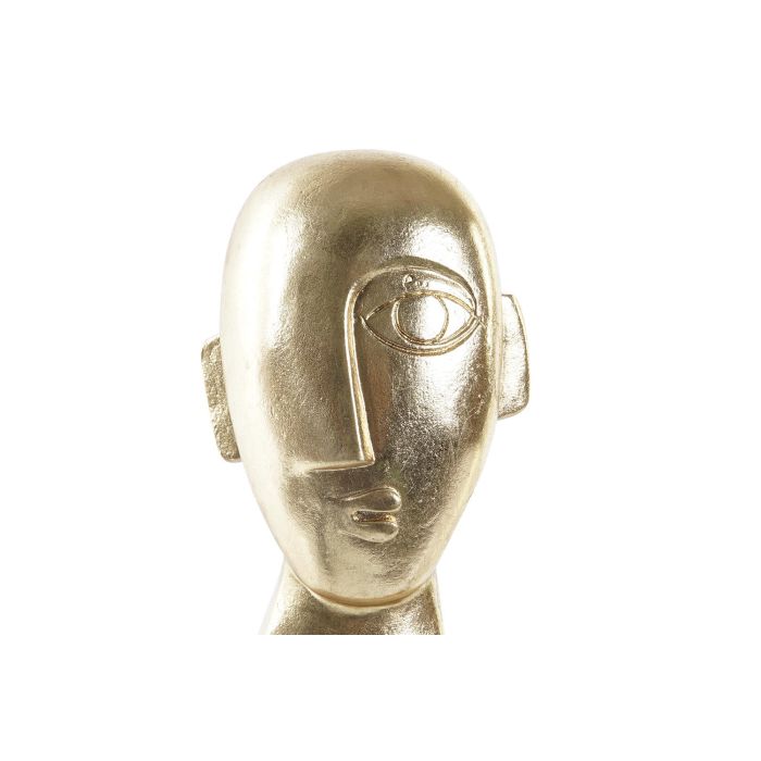 Figura Urban DKD Home Decor Dorado Negro 10.5 x 27.5 x 14.5 cm (2 Unidades) 2 Figura Urban DKD Home Decor Dorado Negro 10.5 x 27.5 x 14.5 cm (2 Unidades) 2