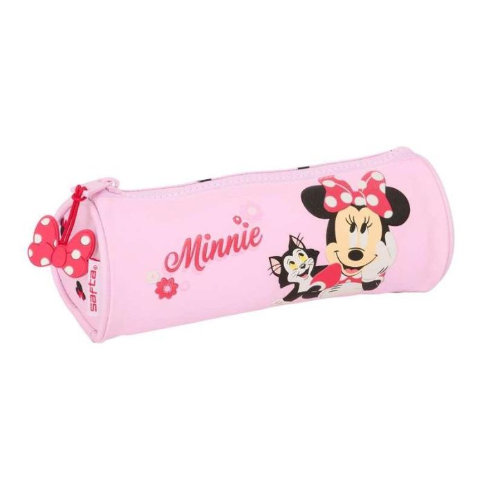 Bolso Escolar Portatodo Safta Redondo Minnie Mouse Nalve 70x200x70 mm Bolso Escolar Portatodo Safta Redondo Minnie Mouse Nalve 70x200x70 mm