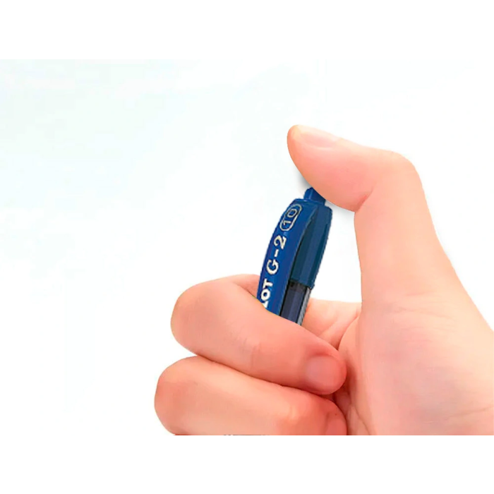 Pilot Bolígrafo G-2 Azul Tinta Gel Retráctil Sujeción de Caucho en Blister 4