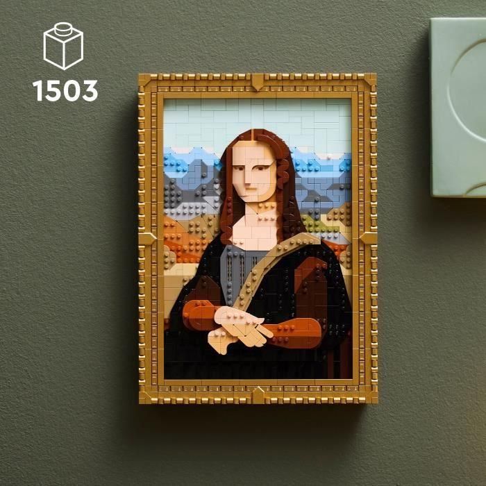 LEGO 31213 Art La Mona Lisa Set de Construcción de Maqueta para Pintar Réplica Obra de Arte de Leonardo da Vinci, Ideal Decoración 1