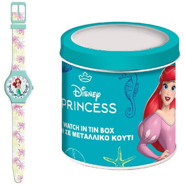 Reloj Infantil The Little Mermaid LITTLE MARMAID - TIN BOX Ø 33 mm Reloj Infantil The Little Mermaid LITTLE MARMAID - TIN BOX Ø 33 mm