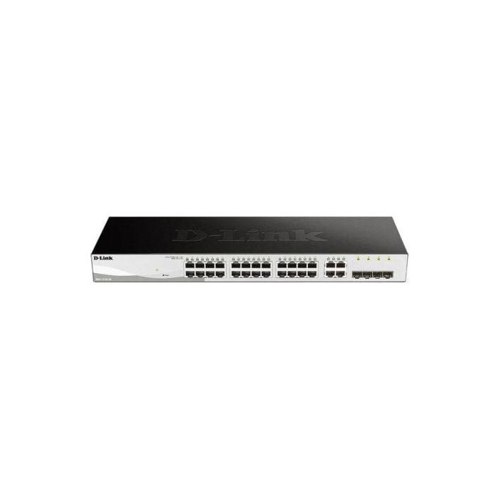 D-Link DGS-1210-24/E Switch Gestionado Smart 24 Puertos RJ-45 Gigabit, 4 SFP, Sin Ventilador, Montaje en Rack 1U D-Link DGS-1210-24/E Switch Gestionado Smart 24 Puertos RJ-45 Gigabit, 4 SFP, Sin Ventilador, Montaje en Rack 1U
