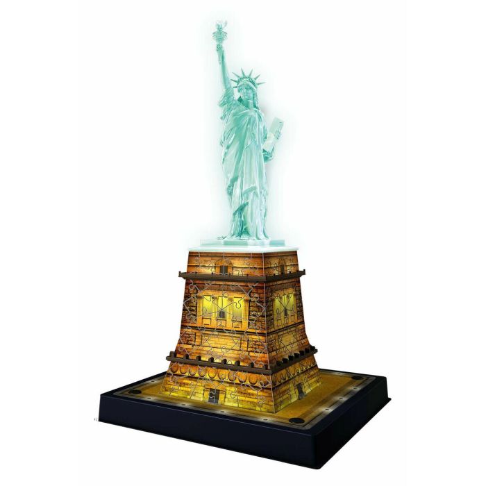 Ravensburger Puzzle 3D Empire State Building Edición Noche con Iluminación LED de Colores 216 Piezas para +12 años 2 Ravensburger Puzzle 3D Empire State Building Edición Noche con Iluminación LED de Colores 216 Piezas para +12 años 2