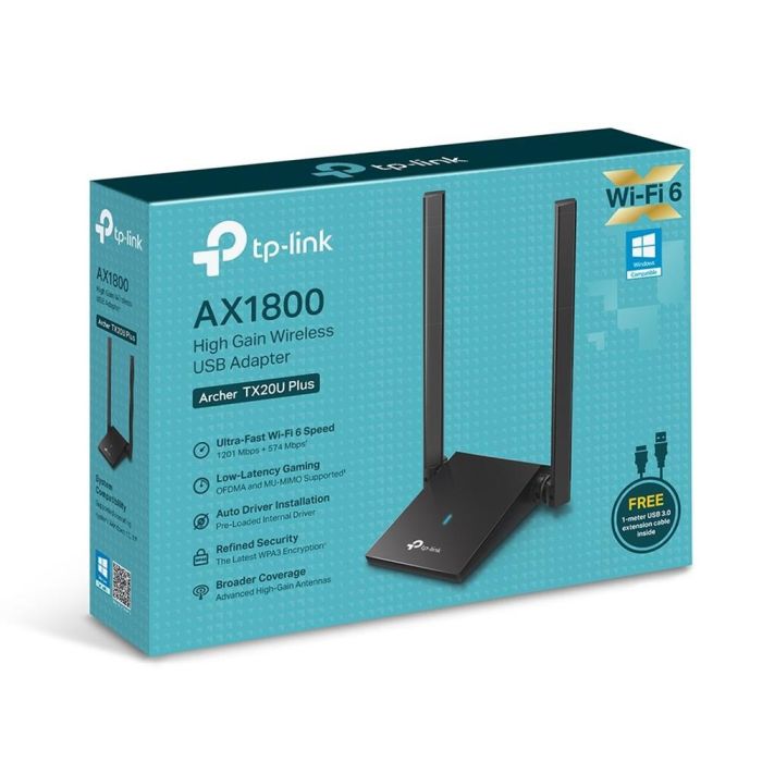 TP-Link AX1800 Adaptador WiFi 6 USB Doble Banda 1800 Mbps con Antenas para PC 3 TP-Link AX1800 Adaptador WiFi 6 USB Doble Banda 1800 Mbps con Antenas para PC 3