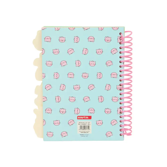 Safta Bloc de notas A5 Pembe the Pink Cat 210x148 mm 1 Safta Bloc de notas A5 Pembe the Pink Cat 210x148 mm 1