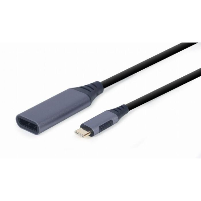 Adaptador USB C a DisplayPort GEMBIRD A-USB3C-DPF-01 Gris