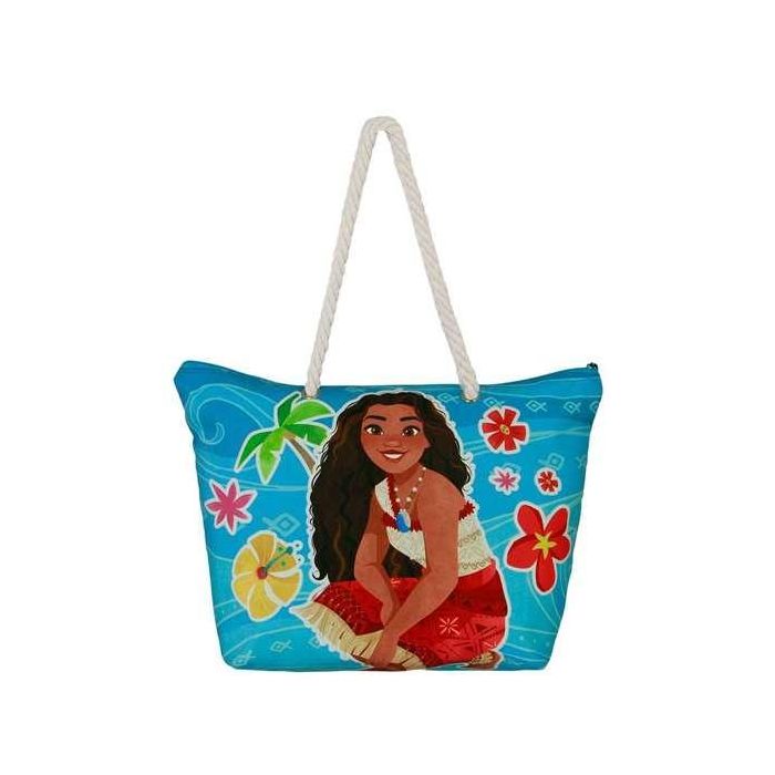 Karactermania Bolsa de Playa Soleil Vaiana Sea 52 x17 x37 cm Azul Poliéster Compartimento Cremallera Asas 2 Karactermania Bolsa de Playa Soleil Vaiana Sea 52 x17 x37 cm Azul Poliéster Compartimento Cremallera Asas 2