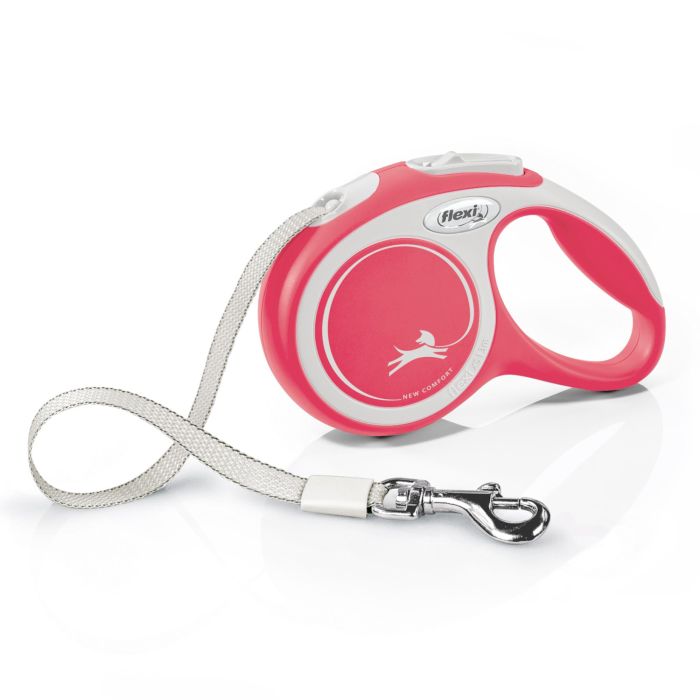 Flexi Correa New Comfort XS Cinta 3M Rojo para Perros Pequeños 1