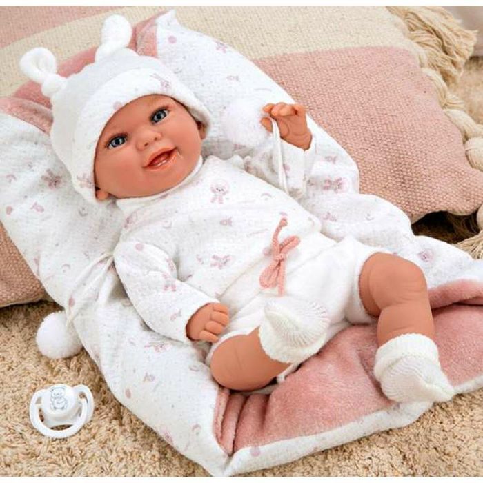 Muñeca elegance 35 cm babyto rosa c/manta (muñeco de peso) 7 Muñeca elegance 35 cm babyto rosa c/manta (muñeco de peso) 7