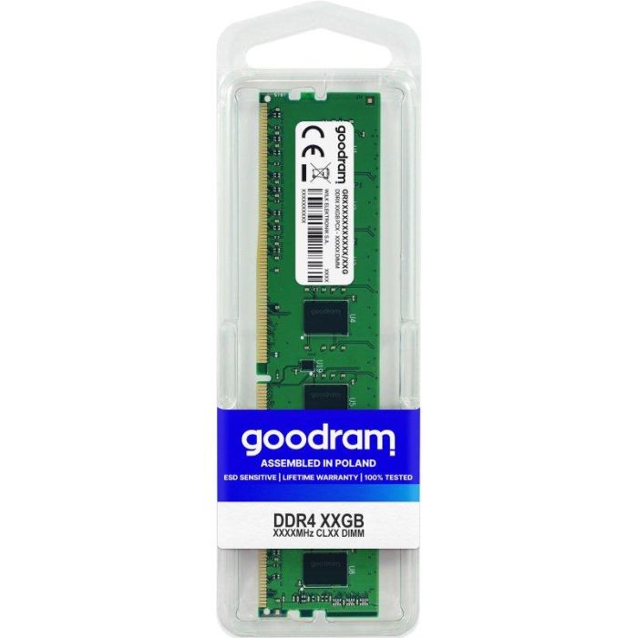 Goodram GR3200D464L22/16G Memoria RAM DDR4 16GB 3200MHz CL22 DIMM 2 Goodram GR3200D464L22/16G Memoria RAM DDR4 16GB 3200MHz CL22 DIMM 2